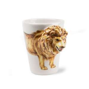  Lion Handmade Coffee Mug (10cm x 8cm)