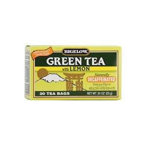  Bigelow Tea Green Tea with Lemon Decaffeinated    20 Tea 