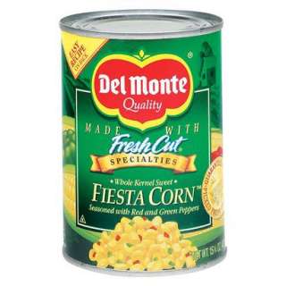 Del Monte Fresh Cut Fiest Corn with Red and Green Peppers   15.25 oz 