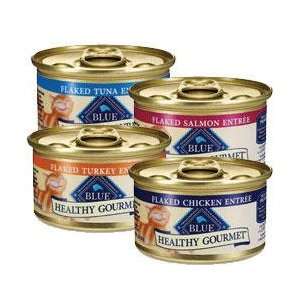  Blue Buffalo Healthy Gourmet Flaked Entree Variety Pack Canned Cat 