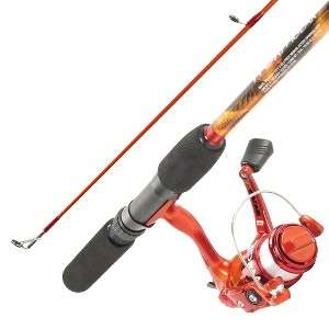   Global South Bend Worm Gear Fishing Rod & Spinning Reel Combo   Orange