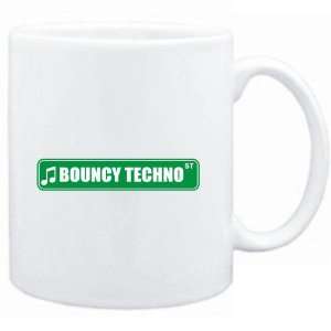 Mug White  Bouncy Techno STREET SIGN  Music  Sports 