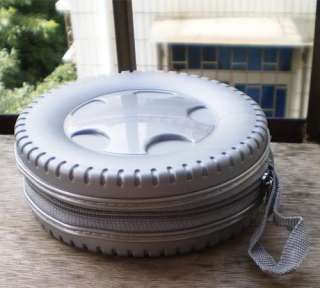 White Tires CD DVD Storage Organizer Holder Bag Wallet  