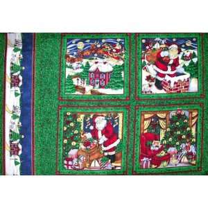   Wide Christmas Eve Panel Fabric By The Panel Arts, Crafts & Sewing