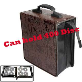 400 Disc CD DVD R Holder Wallet Storage Organizer Bag Case For DJ 
