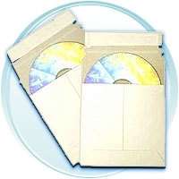 100 White cardboard 5 1/4 x 5 1/4 CD DVD Disk Mailers  