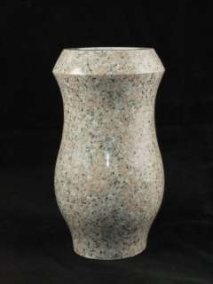 Granite Monument/Headstone/Gravestone Vase Pink 6X3.5  