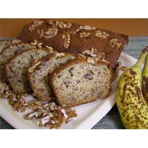 Banana Walnut Loaf Cake 18oz  Grocery & Gourmet Food