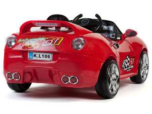  KIDS RIDE ON R/C CAR REMOTE CONTROL POWER WHEELS RC RED  