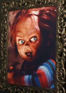 HAUNTED Horror Chucky Doll Photo EYES FOLLOW YOU  