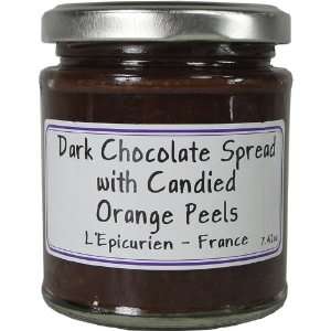 Chocolate and Orange Peel Spread 7 oz by LEpicurien  