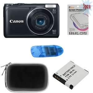 Canon PowerShot A2200 (Black) 14.1 MP with 4x Wide Angle Optical Zoom 