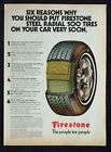 Vintage Firestone Super Balloons Tires Salesman Wooden Advertising 