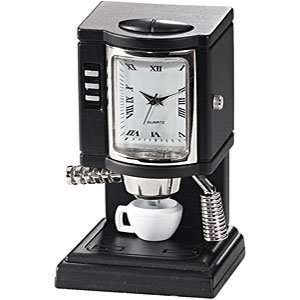 Espresso Machine Miniature Clock