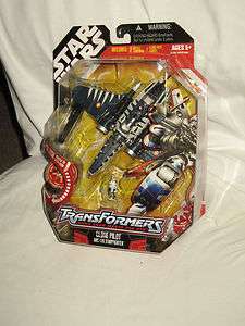  Wars Transformers Clone Trooper ARC 170 Starfighter Vehicle Figure 