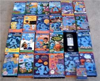 Blues Clues, 23 VHS, 33 Books & 1 cassette  