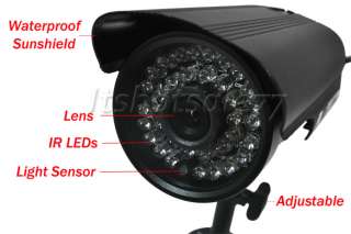   IR Day/Night Illuminator Vision Digital CMOS Video Camera Black  