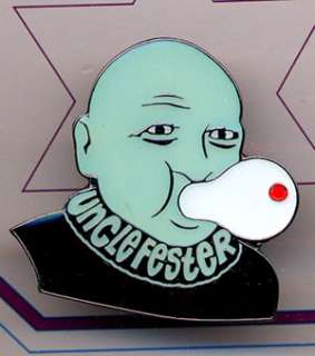 ADDAMS FAMILY FANS WILL LOVE THIS NOVELY PIN OF OUR FAVORITE UNCLE 