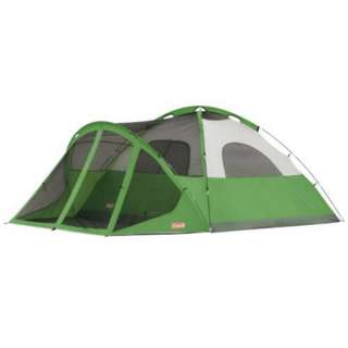 NEW COLEMAN Camping Evanston 8 Person Family Screened Waterproof Tent 