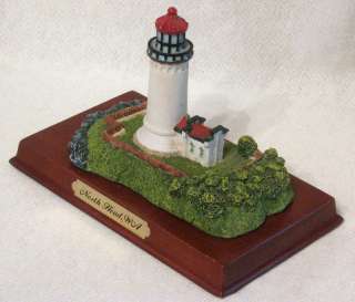 North Head Lighthouse Washington Wood Base Scale Model Miniature Resin 