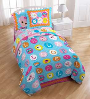   Lalaloopsy TWIN Reversible Comforter & Sheet Set 6 Pieces Brand New