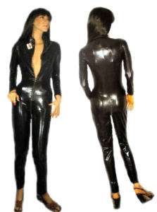 Tight Shiny Look Catsuit Cat Woman Halloween Costume  