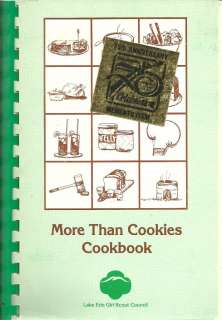   OH 1984 VINTAGE MORE THAN COOKIES COOK BOOK LAKE ERIE GIRL SCOUTS OHIO