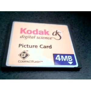 SanDisk Kodak DS Digital Science Picture Card CF Compact Flash 4mb CF 