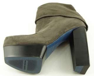 COSTUME NATIONAL Suede Womens Narrow Boots EUR 38.5  