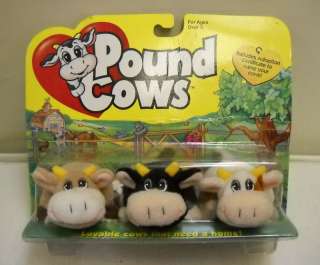 599 NRFC Pound Puppies Mini Pound Cows Plush  