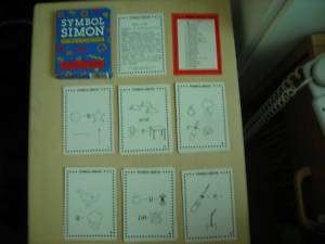 SYMBOL SIMON Picture Puzzle GameUniversity Games1988  