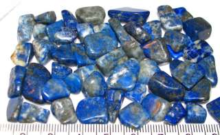 25pc BLUE LAPIS LAZULI quartz crystal GEM STONES 100ct  
