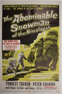 THE ABOMINABLE SNOW MAN OF THE HIMALAYAS  HORROR  