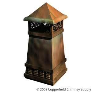  European Copper Chimney Pot   Knight II