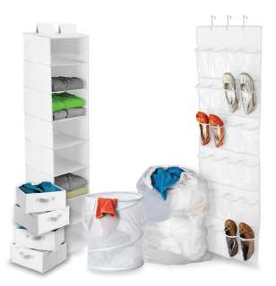   Closet/Dorm Organization Kit, White Honey Can Do Closet/Dorm