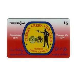  Collectible Phone Card $5. Cherry Creek Gun Club (Winter 