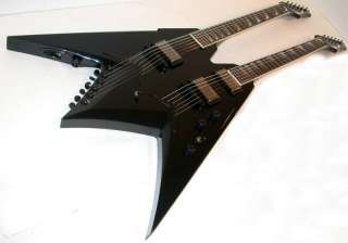 Dean Dave Mustaine V Double Neck Classic Black Guitar  