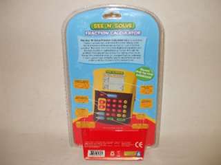   Insights See N Solve Fraction Calculator NEW MIB EI 8479  