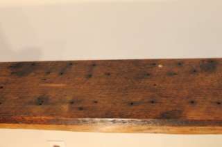   Antique rustic log display / book shelf, 1800s, 66 long and 8 deep