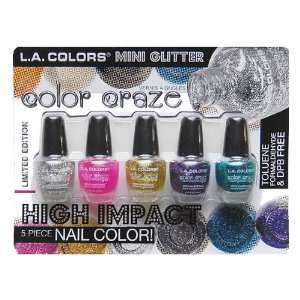  L.A. COLORS Color Craze Mini Glitter Nail Polish CNS126 