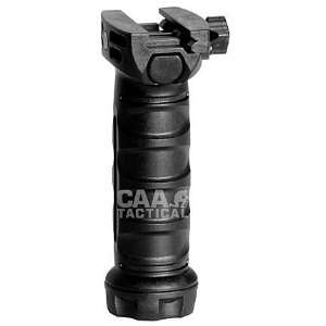  Forward Combat Grip with Pressure Mount, Black