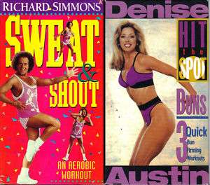 Richard Simmons   Sweat & Shout & DENISE AUSTIN   Buns  