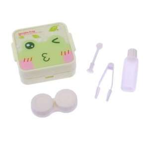  Cute Little Frog portable Contact Lenses Case Box with 