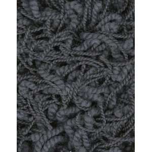   Indigo Blue Contemporary Nylon Shag Rug 2.00 x 3.00.