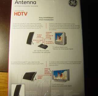  Indoor Antenna Slim HDTV/VHF/UHF/FM For High Definition Digital TV 