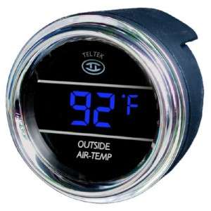AUTOMOTIVE OUTSIDE DIGITAL THERMOMETER WITH PROBE & MOUNTING TELTEK 