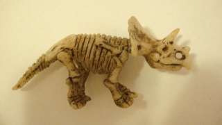 Lot of 5 Vintage Dinosaur Fossil Skeleton Bone Figures Toys  