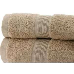    2 PC 100% Egyptian Cotton Bath Towel Set, BROWN