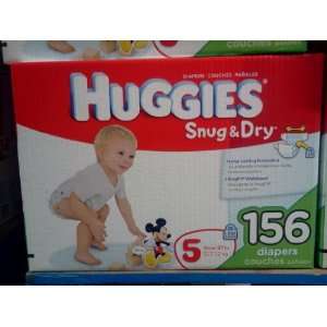   Snug & Dry Diapers Couches Panales 156 Diapers 