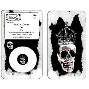  Skull Crown Ipod Classic 5G Skin Cover 